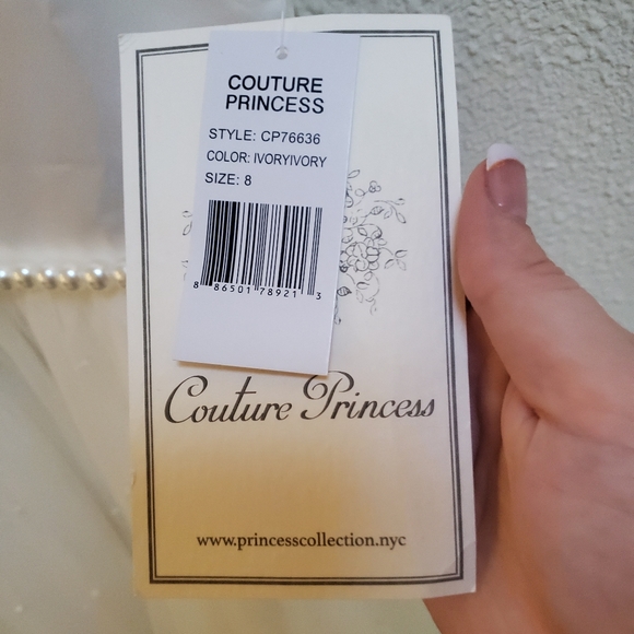 Size 8 princess couture girls dresss - Picture 2 of 4